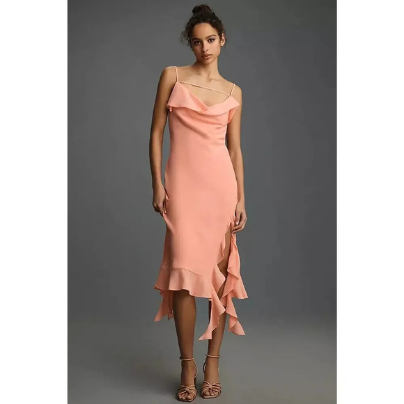 Anthropologie Dresses & Skirts - NWD Anthropologie Mare Mare Sleeveless Draped Asymmetrical Midi Dress M #9H405-1